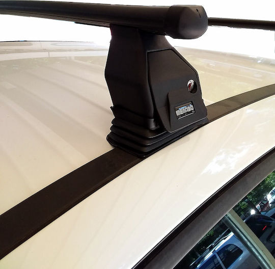 Menabo (with Roof Rack Legs and Lock) Black