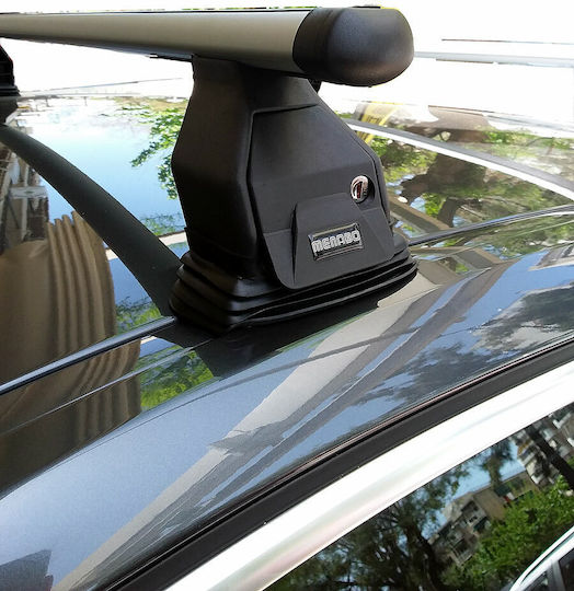 Menabo (with Roof Rack Legs and Lock) Silver
