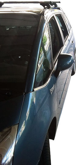 Menabo Μπάρες Οροφής Αλουμινίου για Citroen C4 Grand Picasso (Σετ με πόδια) Ασημί