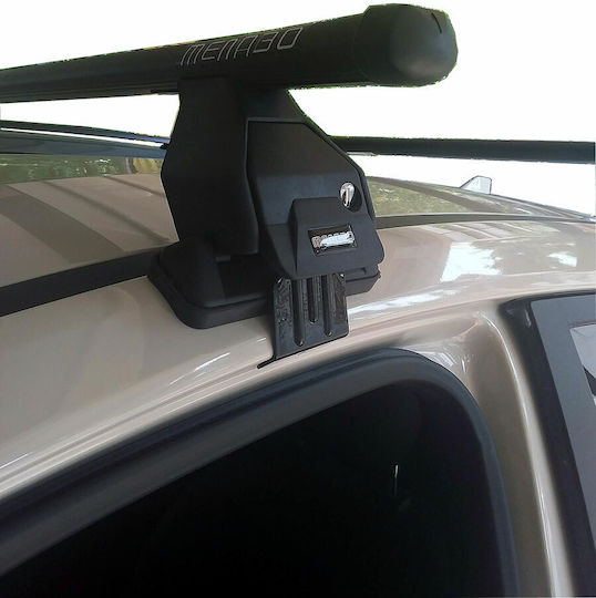 Menabo (with Roof Rack Legs and Lock) Silver