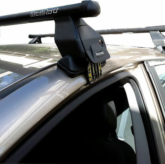 Menabo für Renault Kadjar (mit Dachträgerfüßen) Silber