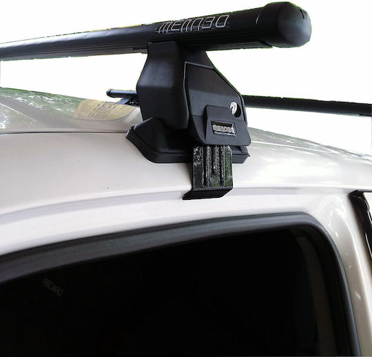 Menabo (with Roof Rack Legs and Lock) Silver
