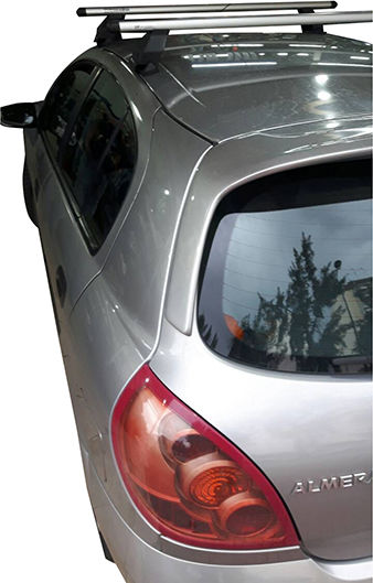 Menabo (with Roof Rack Legs) Silver
