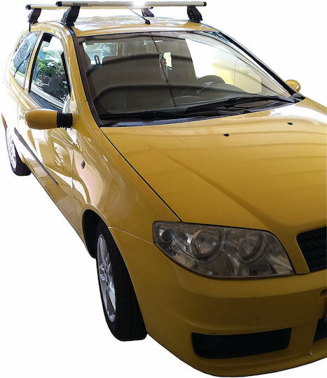 Menabo Таванни Стелки За Автомобил От Алуминий За Fiat Punto 1999-2007 Комплект С Крака Сребристи МП.FPUNTO.12