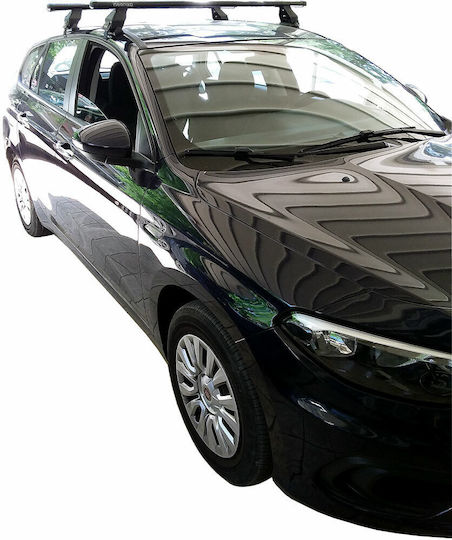 Menabo (with Roof Rack Legs and Lock) Silver