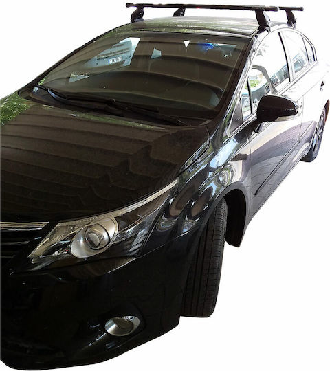 Menabo Таванни Стелки Метални за Toyota Avensis 4D 2009+ Комплект с Крака Сребристи МП.TAVENSIS.07
