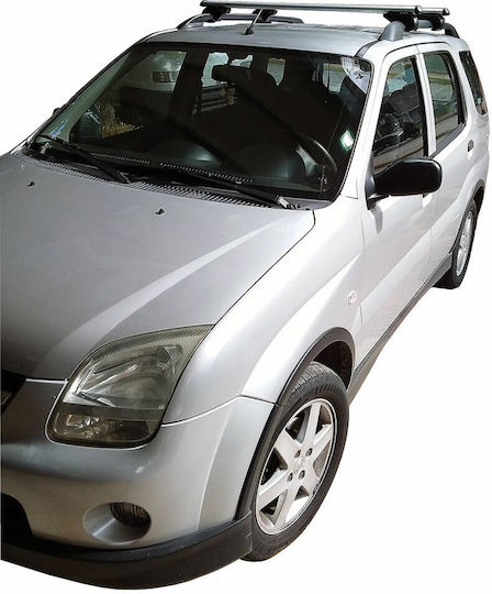 Menabo (with Roof Rack Legs and Lock) Silver