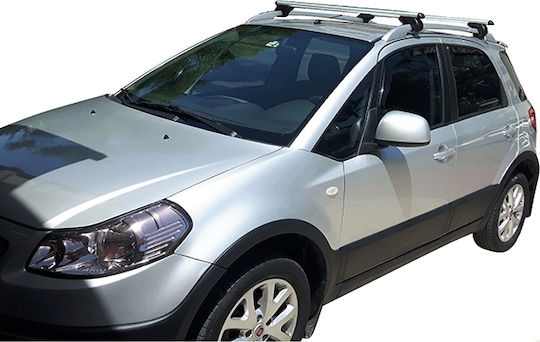 Menabo für Fiat Sechzehn (mit Dachträgerfüßen) Silber