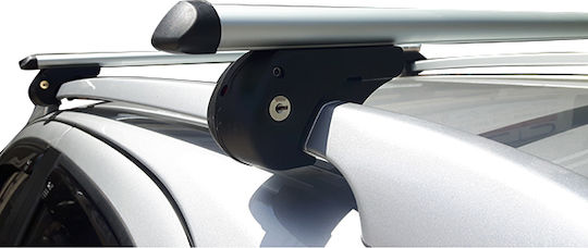 Menabo für Fiat Sechzehn (mit Dachträgerfüßen) Silber