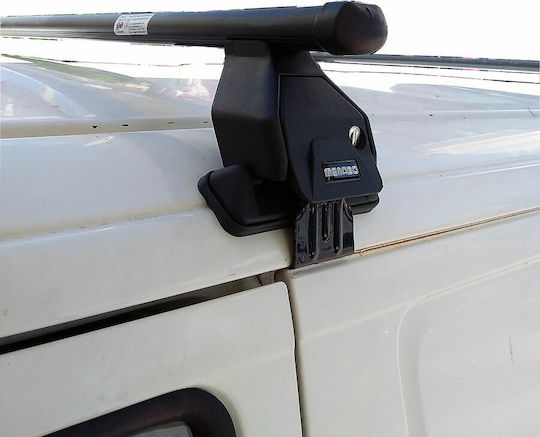 Menabo (with Roof Rack Legs) Silver