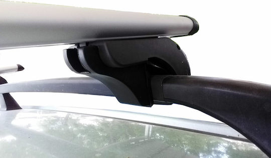 Menabo Μπάρες Οροφής Αλουμινίου για Hyundai Matrix (Σετ με πόδια) Ασημί