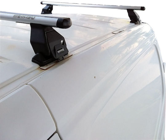 Menabo Таванни Стелки за Автомобил от Алуминий за Citroen Berlingo 1996-2010 Комплект с Крака Сребристи МП.CBERLINGO.15