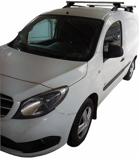 Menabo für Mercedes-Benz Citan (mit Dachträgerfüßen) Silber