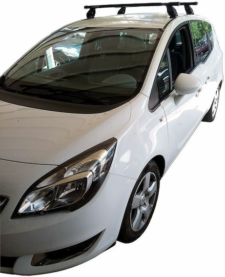 Menabo (with Roof Rack Legs and Lock) Silver