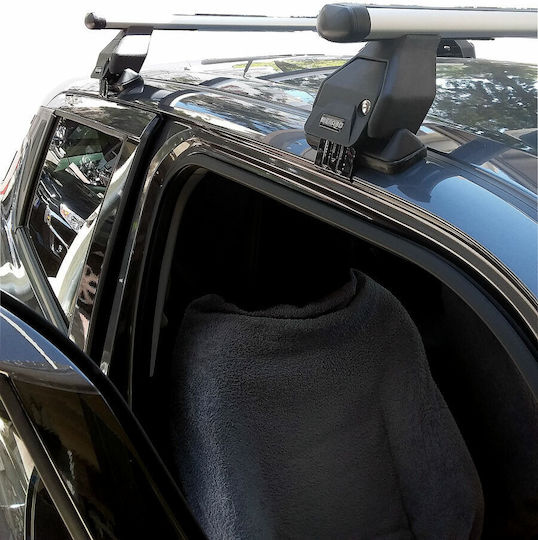 Menabo (with Roof Rack Legs and Lock) Silver