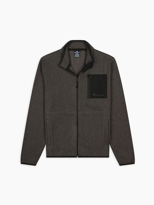 Champion Men's Cardigan with Zipper BLACK