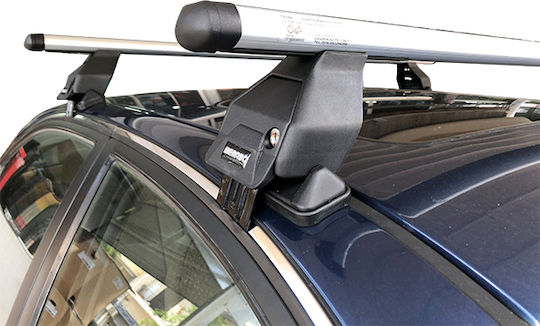 Menabo für Hyundai Sonate (mit Dachträgerfüßen) Silber