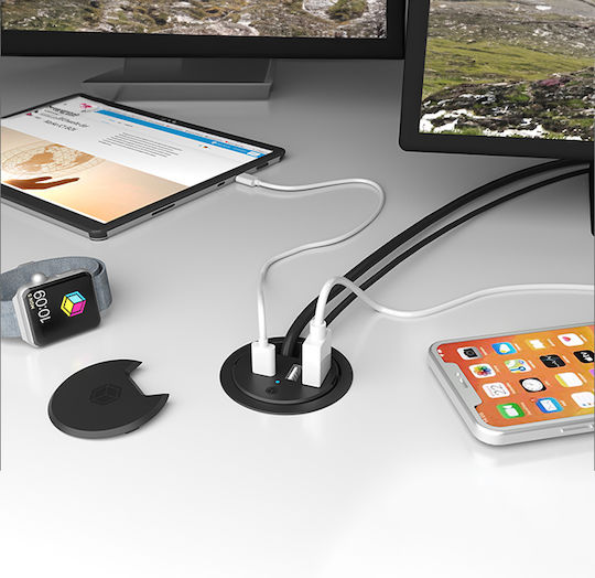 Raidsonic Icy Box Ib-hub1407 Usb Desk Charger