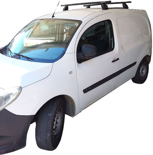 Menabo Μπάρες Οροφής Ατσάλινες για Mercedes-Benz Citan (Σετ με πόδια) Ασημί