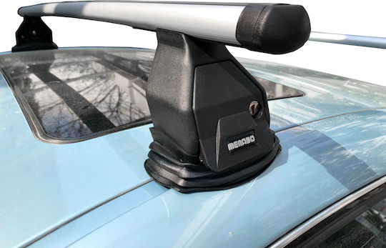 Menabo (with Roof Rack Legs) Silver