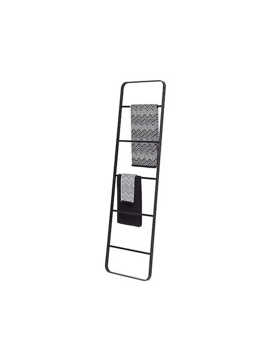 Geesa Single Wall-Mounted Bathroom Ladder Black