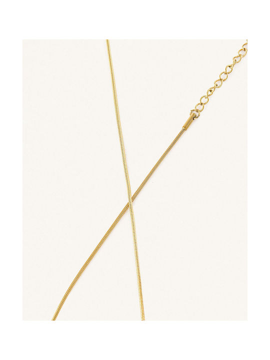 StanStefan Chain Neck from Steel Gold-plated Length 39cm