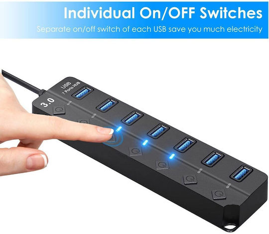 Factory USB-Hub 7 Anschlüsse USB 3.0 mit USB-A Verbindung