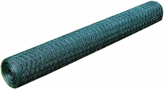 vidaXL Wire Fencing Green 25m