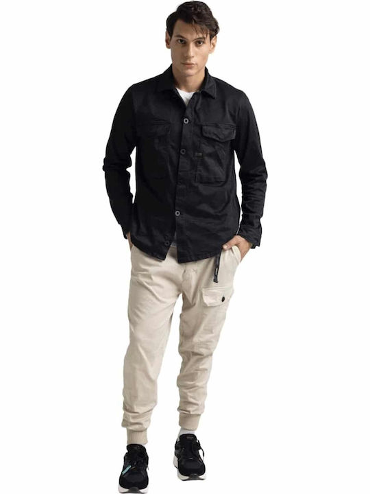 Παντελόνι Cargo Ελαστικό σε Loose Εφαρμογή Off White