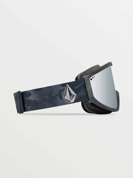 Volcom Footprints Ski- & Snowboardbrille Erwachsene Gray mit Linse in Gray Farbe