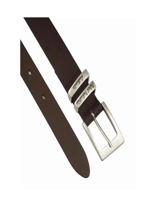 Petrol Industries Men's Leather Belt Brown