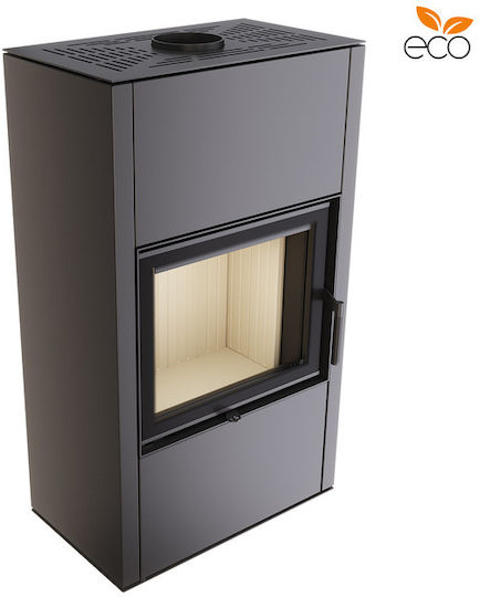 Saven Vatra XXL Κεραμική Ξυλόσομπα 10.2kW Black