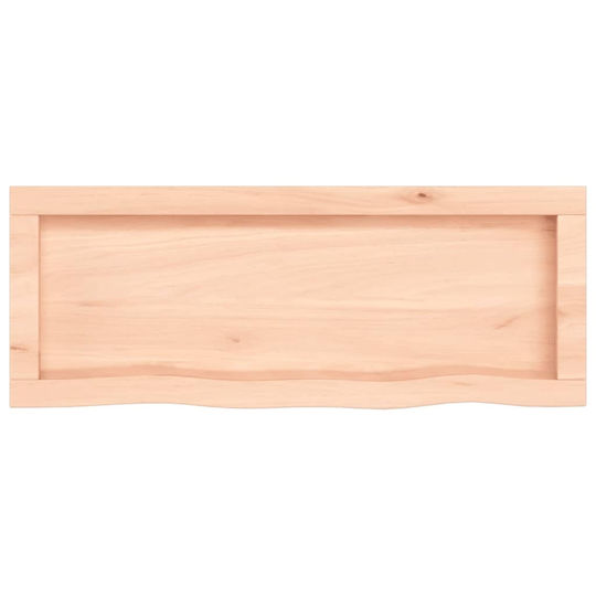 vidaXL Countertop without Sink L80xW30xH6cm Raw solid wood
