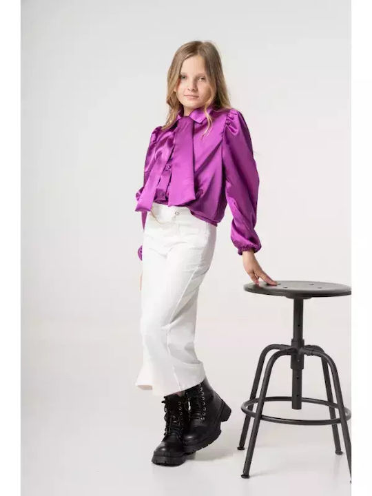 Genius Kids One Color Shirt Purple