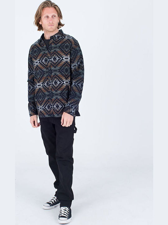 Portland Organic Long-sleeved Flannel Shirt Bronzed