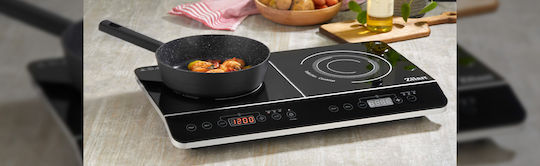 Zilan Induction Countertop Double Burner Black