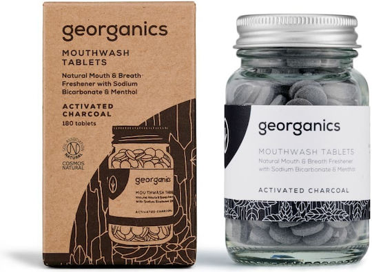 Georganics in tablets Activated carbon Mouthwash 500ml