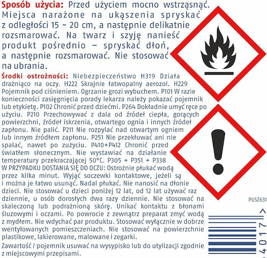 Bros Mosquitoes and Ticks Spray για Μετά το Τσίμπημα DEET 90ml