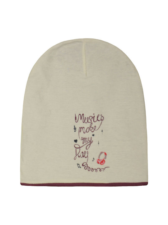 Kids Beanie Knitted Brown
