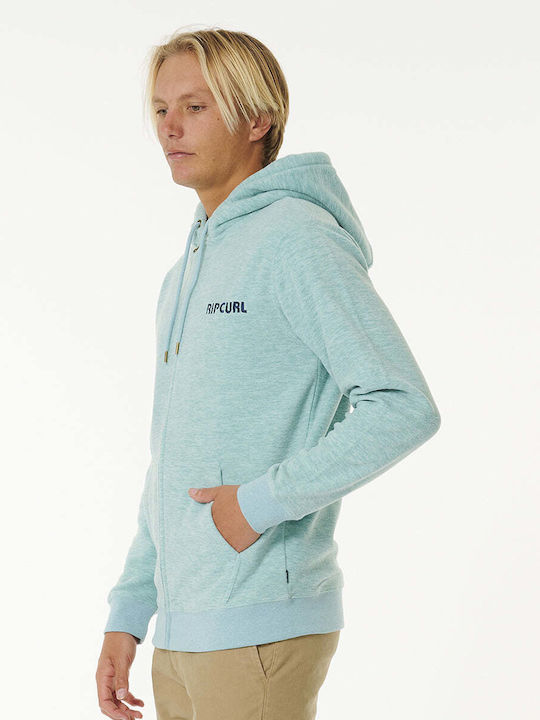 Rip Curl Surf Revival Men's Cardigan with Hood & Pockets Blue