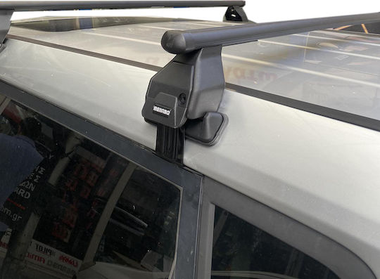 Menabo 130cm. (with Roof Rack Legs) Silver