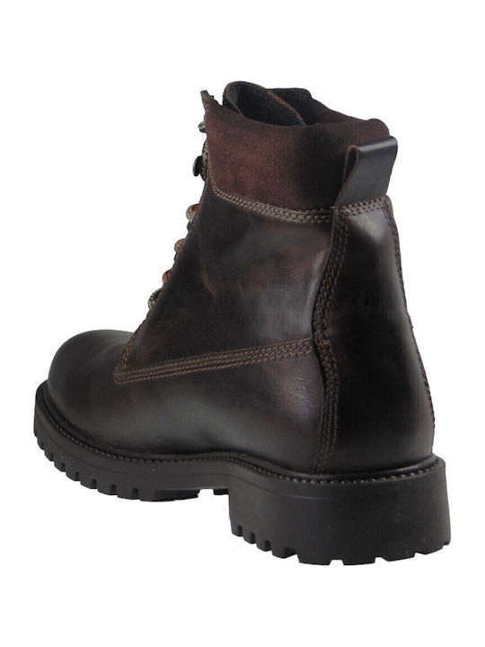 Leder Herrenstiefel Braun