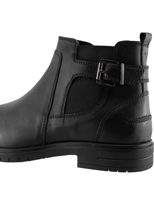 Leder Schwarz Herrenstiefel