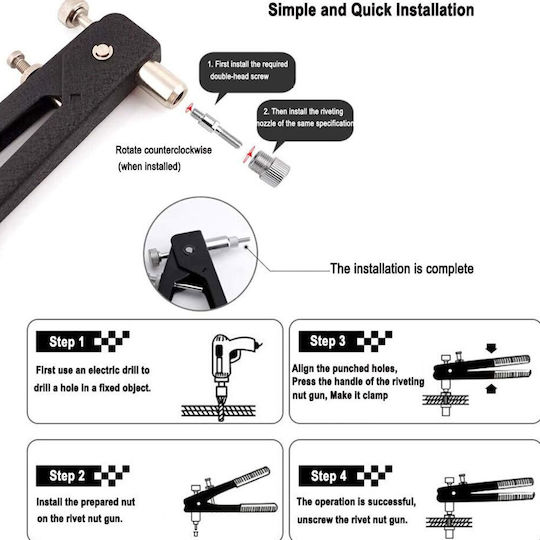 105272 Riveter Gun Set 86pcs
