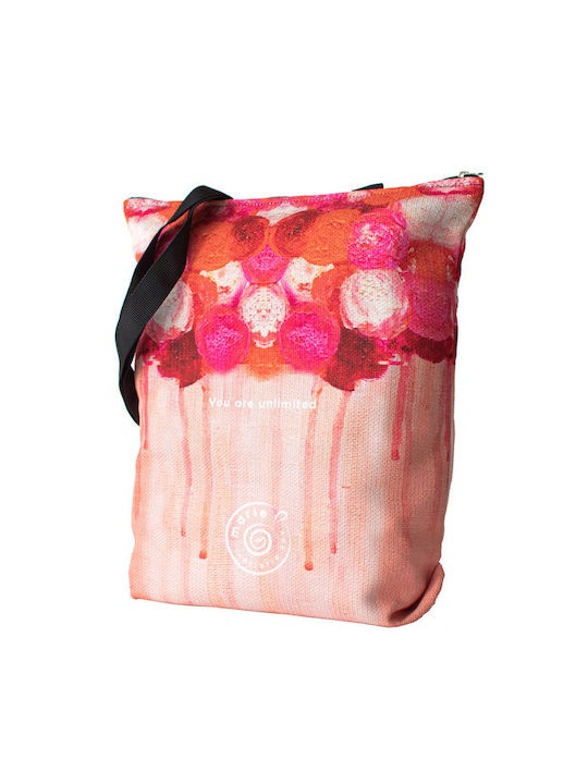 Fabric Shopping Bag Pink