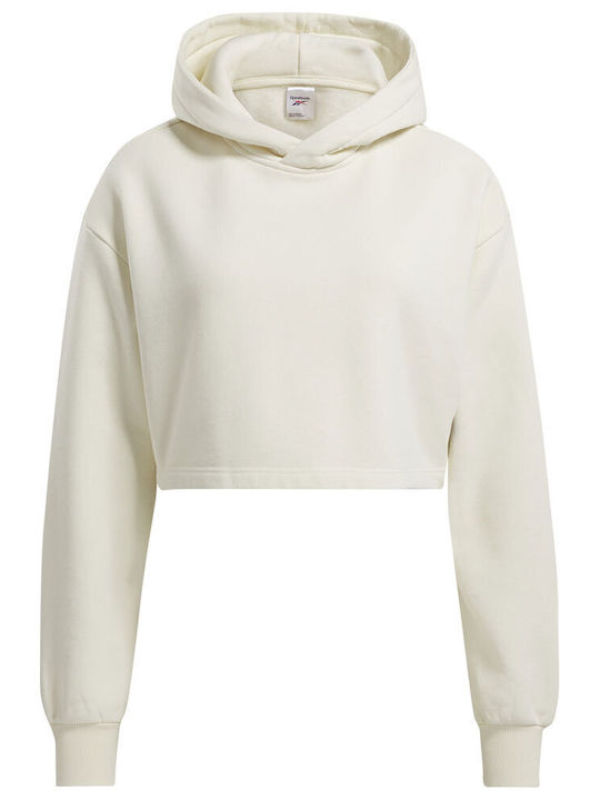 Cropped Hanorac pentru femei Cu glugă Non-Dyed