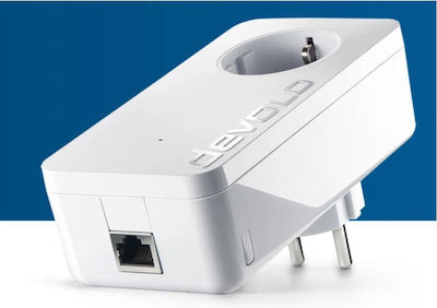 Devolo Komfort Plus Powerline Dual Kit Wired with Passthrough Socket and Gigabit Ethernet Port