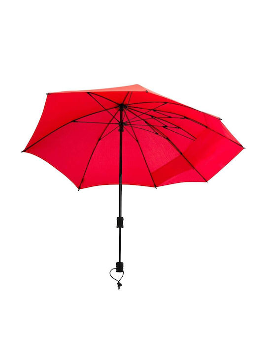 Euroschirm Regenschirm Kompakt Rot