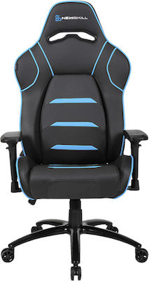 Newskill Valkyr Artificial Leather Gaming Chair with Adjustable Arms Black / Blue