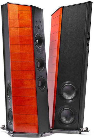 Sonus Faber Reference IL Cremonese Ex3me 18103 Pair of Hi-Fi Speakers Floor 100W 3.5 No of Drivers Red Violin